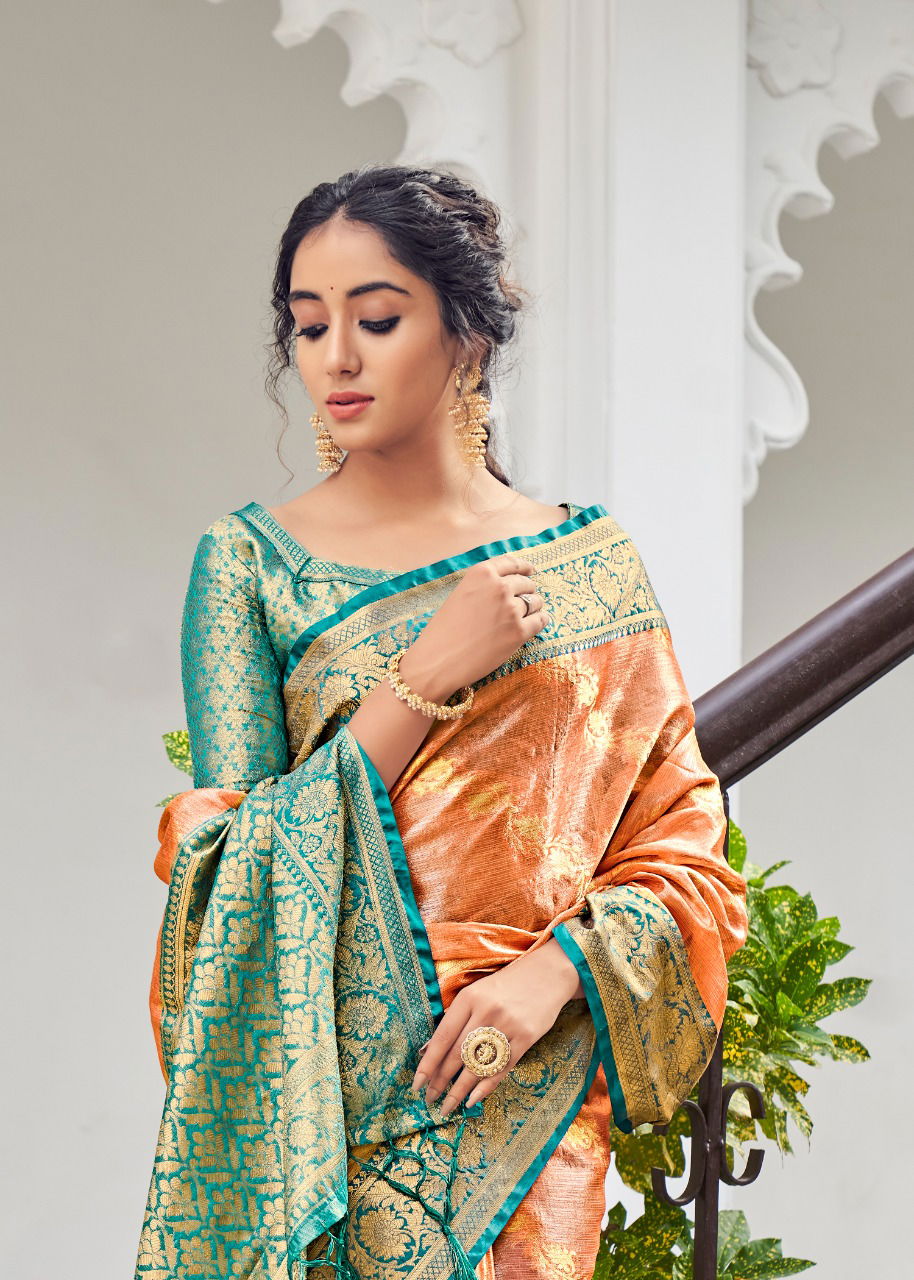 Rajyog Aspen Heavy Stylish Festive Wear Latest Soft Silk Saree Collection